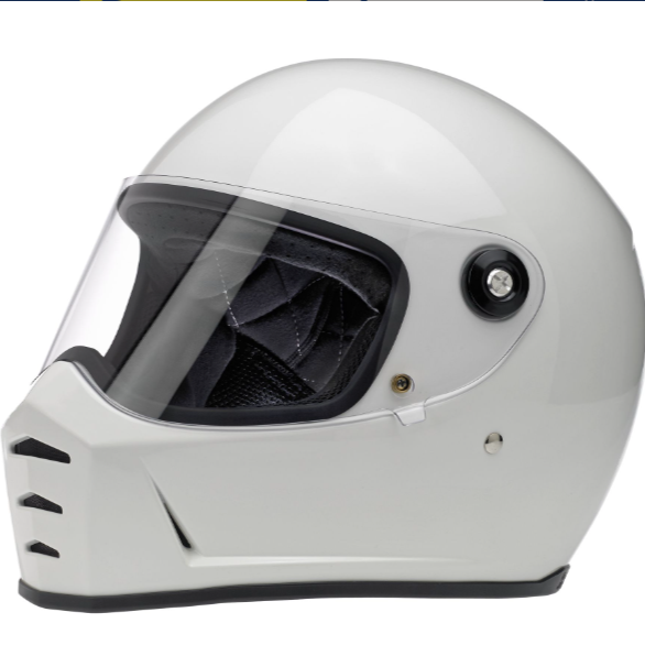 BILTWELL Lane Splitter Helmet - Gloss White
