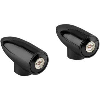 PAUL YAFFE BAGGER NATION Lightning Bullets Run/Turn LED Lights - Amber/White - Black