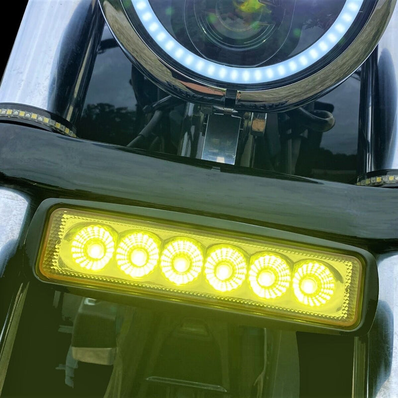 CUSTOM DYNAMICS High Power LED Driving Light Bar - Yellow