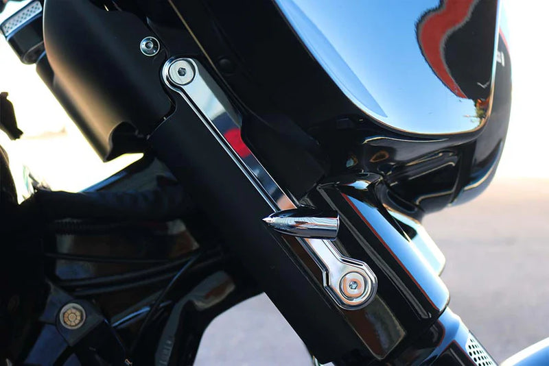 PAUL YAFFE BAGGER NATION Lightning Bullet Turn Signals - Chrome - FLHX/FLHR '15-'23