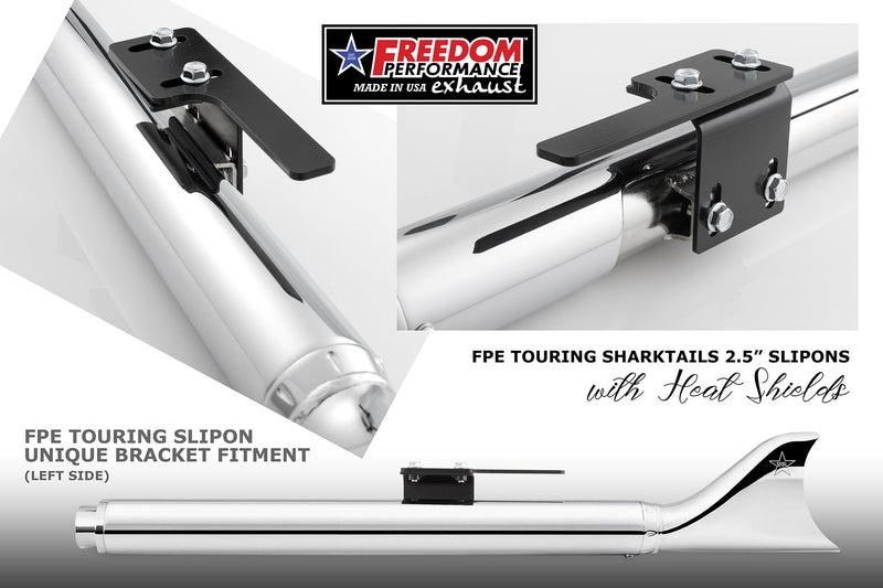 HARLEY FREE WHEELER SLASH 2.5" SLIP-ONS BUNDLE