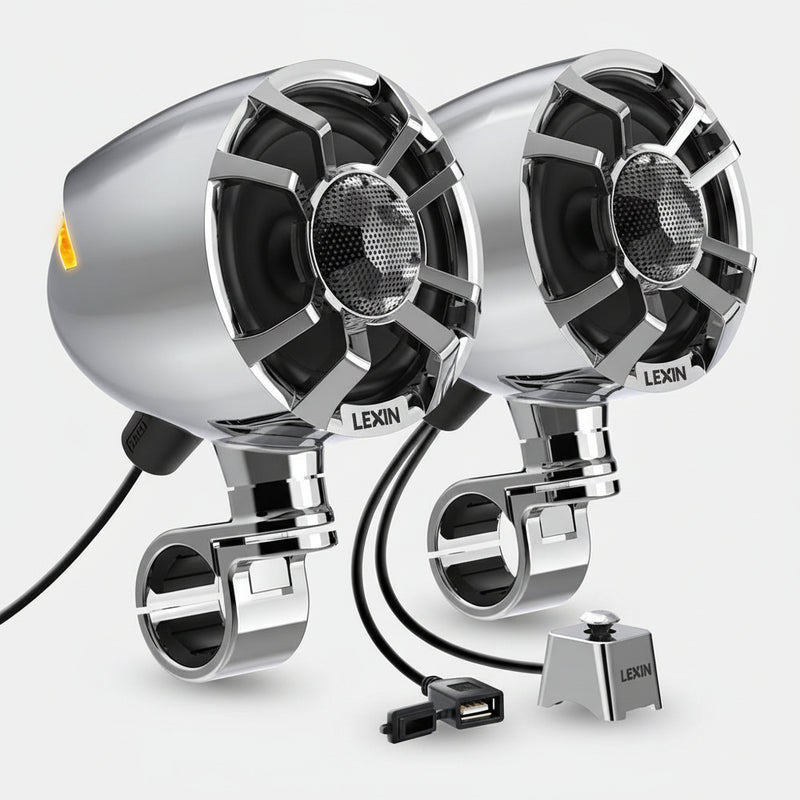 LEXIN S35 3.5” Handlebar Mount Bluetooth Speakers