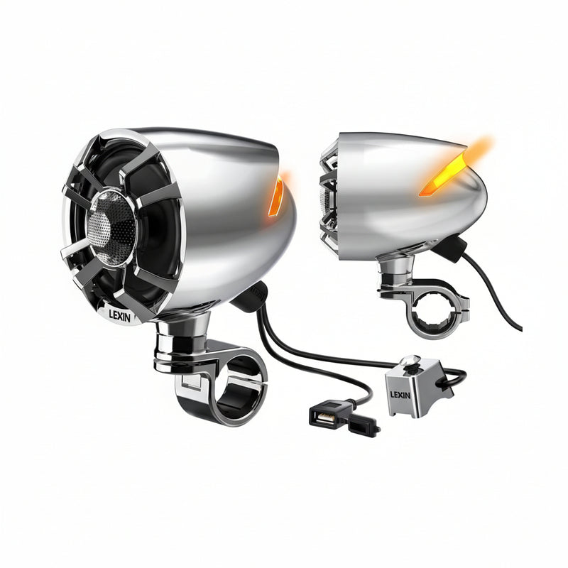 LEXIN S35 3.5” Handlebar Mount Bluetooth Speakers