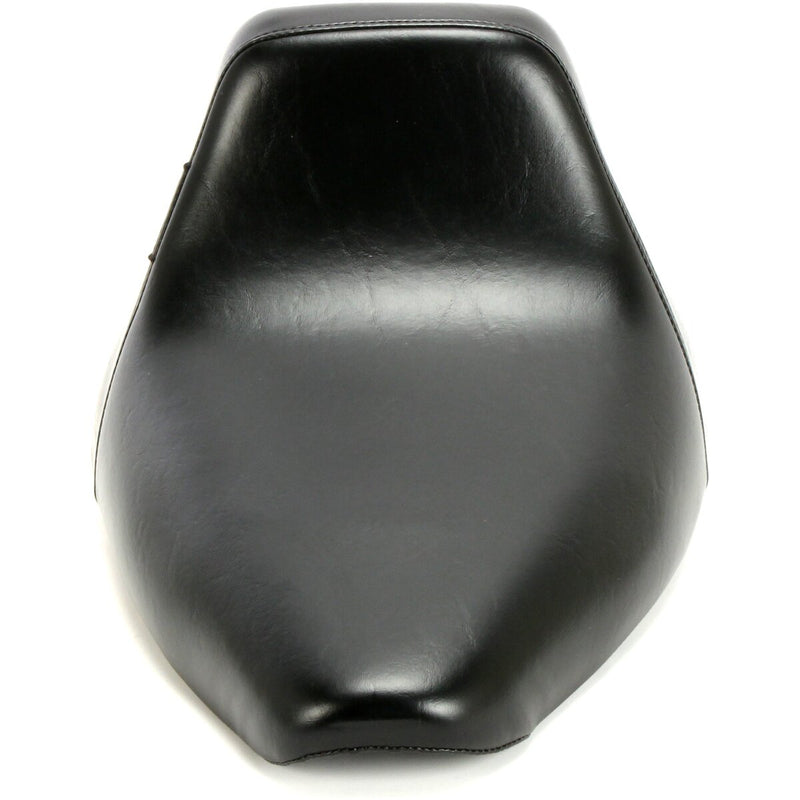 LE PERA Bare Bones Solo Seat - Smooth - Black - Softail '84-'99
