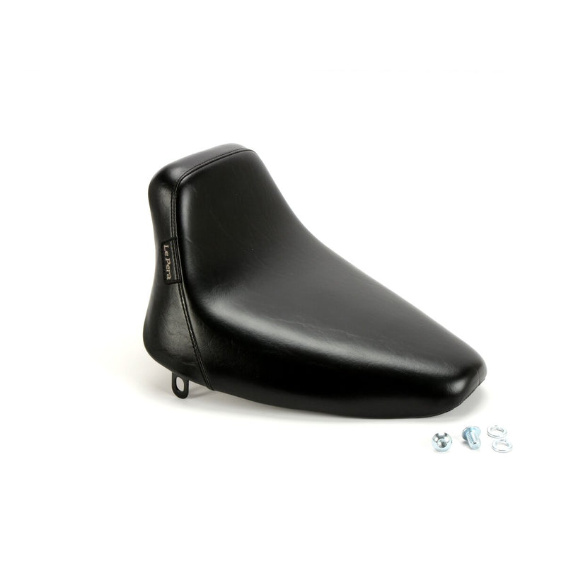 LE PERA Bare Bones Solo Seat - Smooth - Black - Softail '84-'99