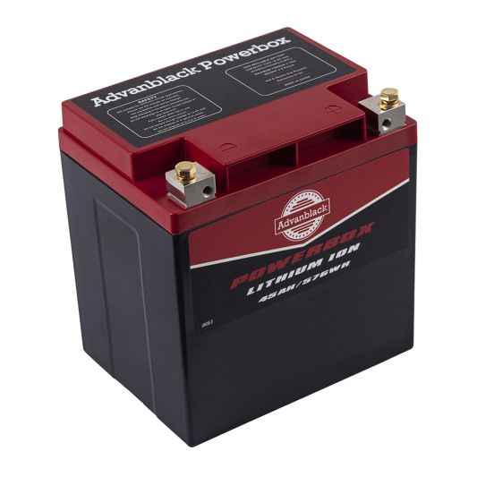Advanblack - POWERBOX Lithium Battery with charger for '04-up Harley Touring Models
