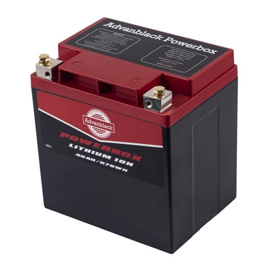 Advanblack - POWERBOX Lithium Battery with charger for '04-up Harley Touring Models
