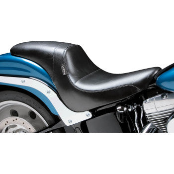 LE PERA Daytona Sport Seat - Smooth - Black - Softail '06-'17
