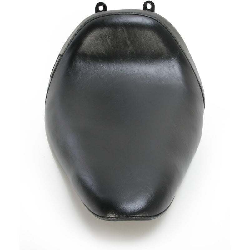 LE PERA Bare Bones Solo Seat - Smooth - Black - Softail '13-'17