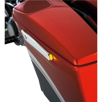 ALLOY ART Lighted Saddlebag Hinge Covers - Touring '14-'20