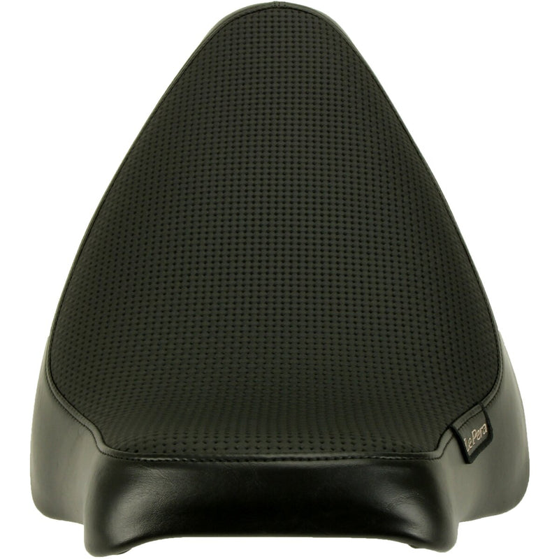 LE PERA Silhouette Solo Seat - Basketweave - Black - Softail '84-'99