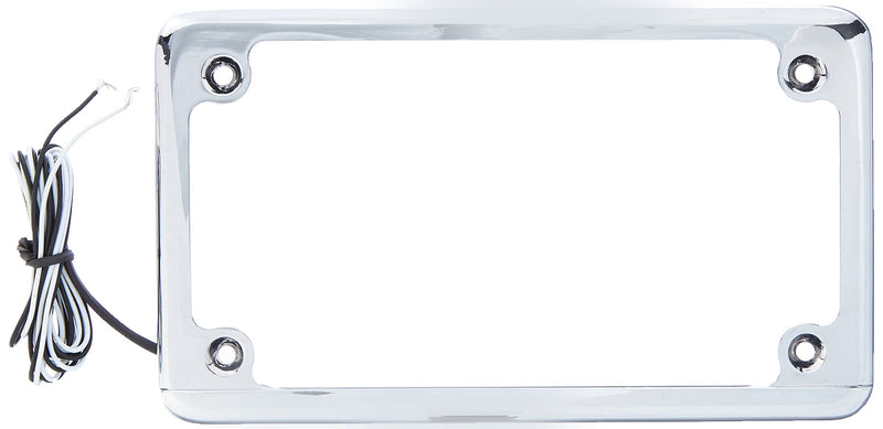 CUSTOM DYNAMICS LED License Plate Frame - Chrome