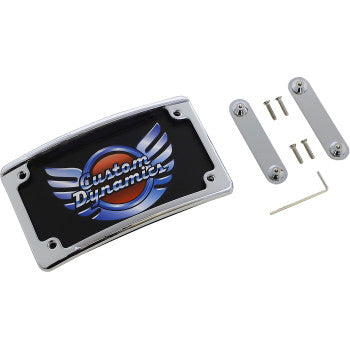 CUSTOM DYNAMICS Radius LED License Plate Frame for CVO™ - Chrome