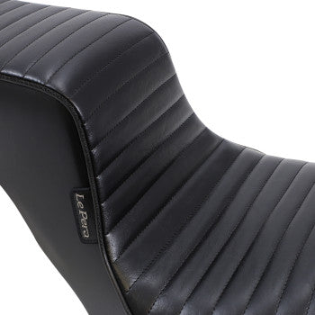LE PERA Cherokee Seat - Pleated - Black - Softail '18-'23