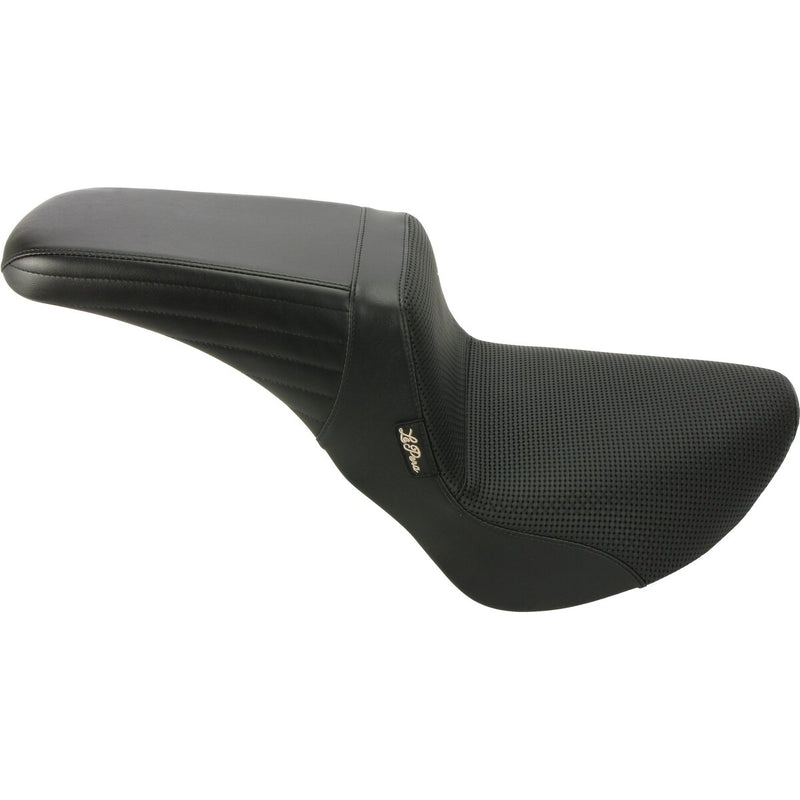LE PERA Kickflip Seat - Basketweave - Black - Softail '18-'21