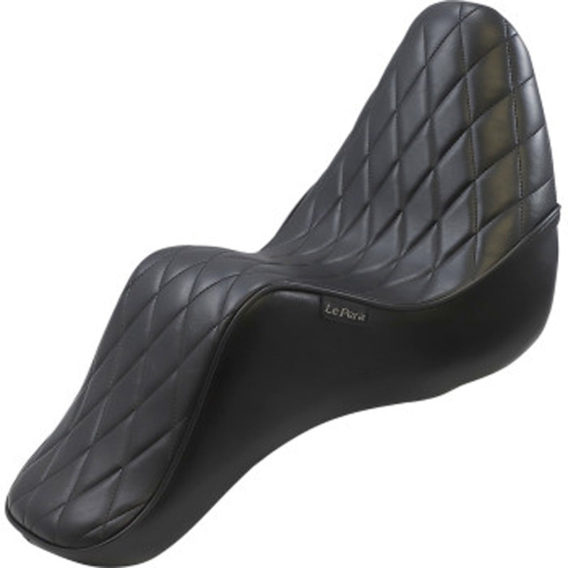 LE PERA Cherokee Seat - Diamond - Black - Softail '18-'22