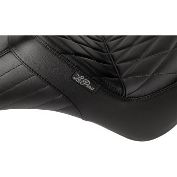 LE PERA Kickflip Seat - Diamond - Black - Softail '18-'23