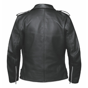 Police GlovesCrafted from luxurious lambskin leather in timeless black, this jacket combines traditional design elements with practical features, making it a versatile addition to your wardrobe.