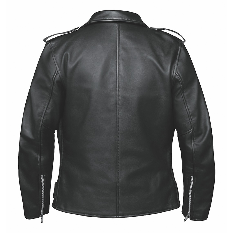 Police GlovesCrafted from luxurious lambskin leather in timeless black, this jacket combines traditional design elements with practical features, making it a versatile addition to your wardrobe.