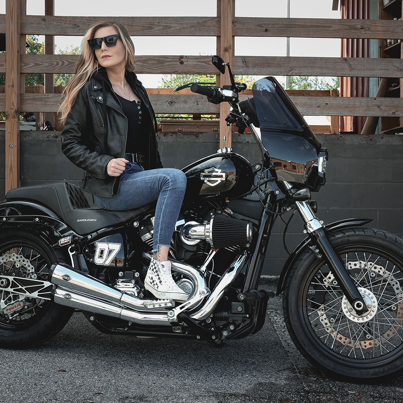  Crafted from luxurious lambskin leather in classic black, this jacket combines a modern hoody design with premium features for comfort, protection, and practicality.