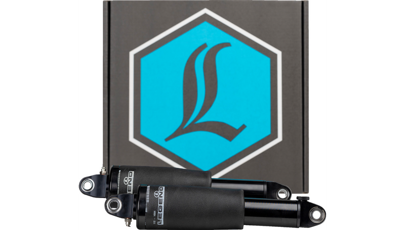 LEGEND SUSPENSION AIR-A FL Adjustable AIR Suspension - Chrome Handlebar Control - '99-'24 TOURING