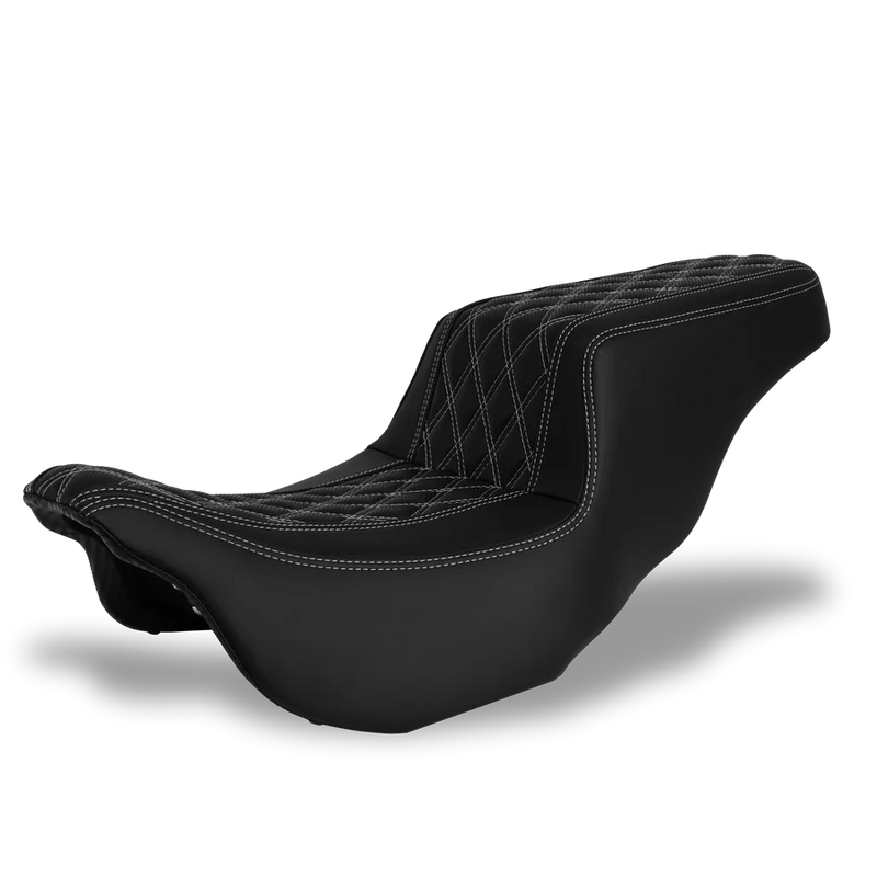 DNA - KING SEAT - DOUBLE DIAMOND - WHITE STITCHING - Touring '08-'24