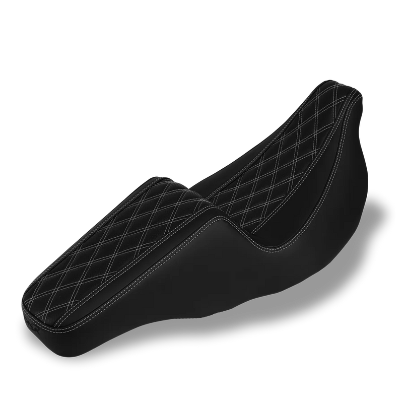 DNA - KING SEAT - DOUBLE DIAMOND - WHITE STITCHING - Touring '08-'24