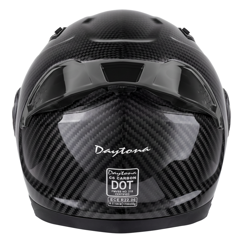 D.O.T. & ECE Daytona C6- Grey Carbon Fiber