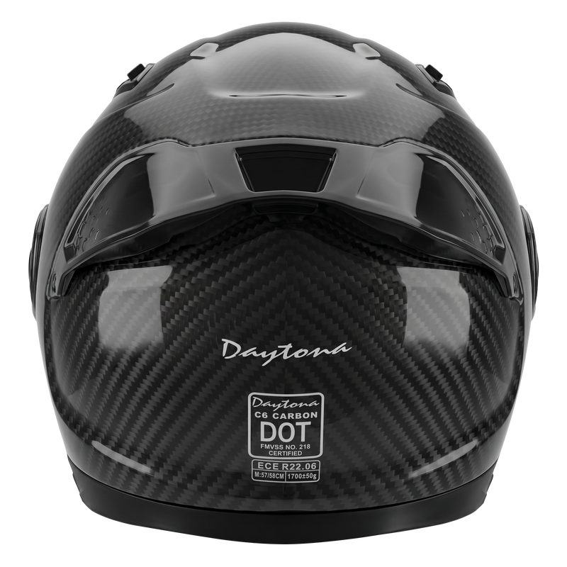 D.O.T. & ECE Daytona C6 PRO- Grey Carbon Fiber