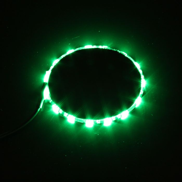 CUSTOM DYNAMICS Magicflex®2 Wheel Light - Chrome/Green