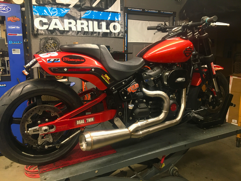 Burns Stainless NhB Exhaust for M8 Softails