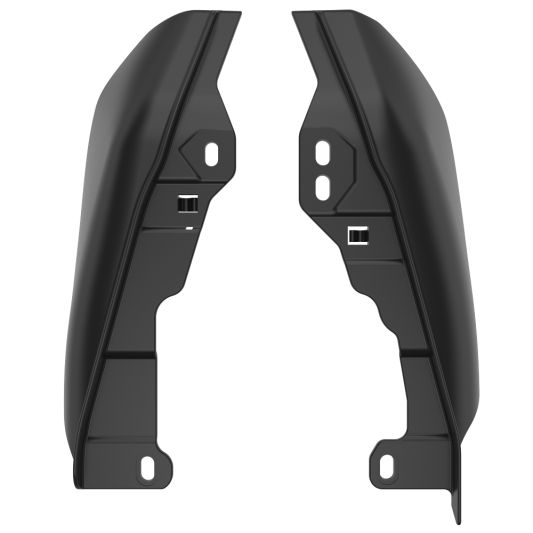 ADVANBLACK Mid-Frame Air Deflectors Heat Shield For '09-'25 Harley Davidson Touring & Trike Models - Vivid Black