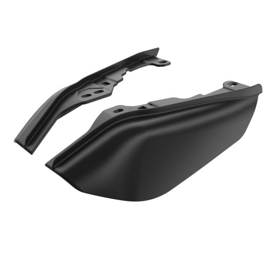 ADVANBLACK Mid-Frame Air Deflectors Heat Shield For '09-'25 Harley Davidson Touring & Trike Models - Vivid Black