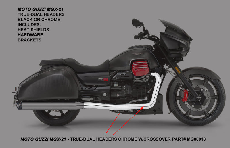 MOTO GUZZI MMGX-21 HEADERS (*SPECIAL ORDER)