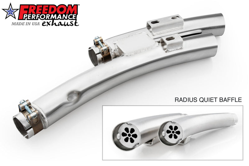 FREEDOM EXHAUST MUFFLER RADICAL RADIUS 2.5"
