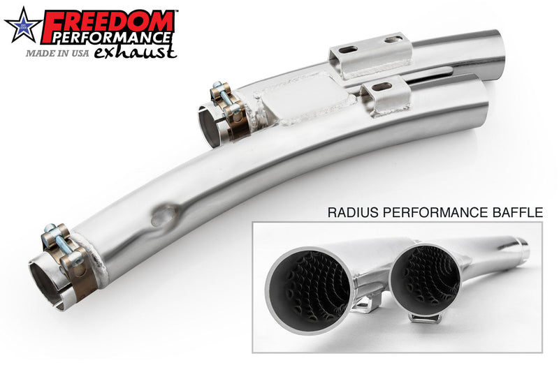 FREEDOM EXHAUST MUFFLER RADICAL RADIUS 2.5"