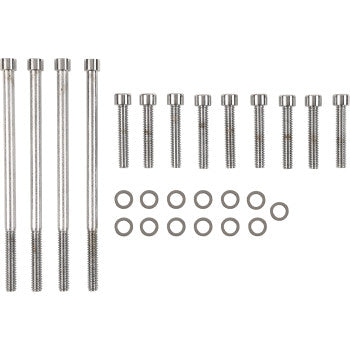 DRAG SPECIALTIES Bolt Kit - Primary Cover - Smooth - Chrome - Touring '07-'16