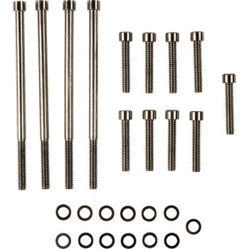 DRAG SPECIALTIES Bolt Kit - Primary Cover - Smooth - Black/Chrome - '07-'16 Touring