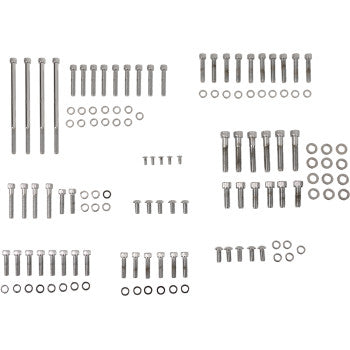DRAG SPECIALTIES Bolt Kit - Complete Motor - Knurled/Socket-Head - Touring '07-'16