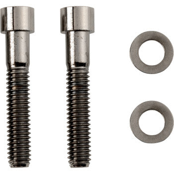 DRAG SPECIALTIES Bolt Kit - Starter - Smooth/Socket-Head - Black/Chrome / FL / FX '17-'21