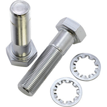 DRAG SPECIALTIES Swingarm Axis Tube Bolt Kit - Chrome - FL / FX '84-'99