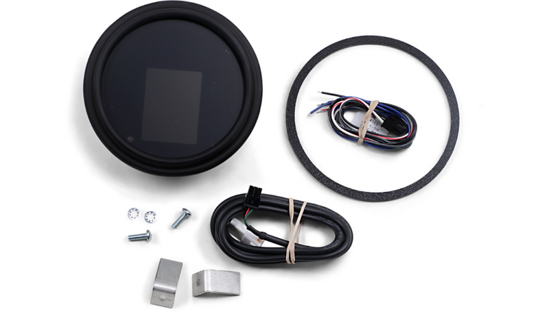 DAKOTA DIGITAL Tank Speedometer - Black Bezel - 2011-2023 4.5-5" Harley