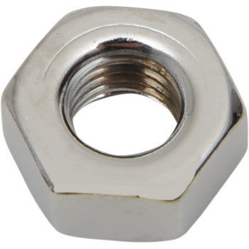 DRAG SPECIALTIES Nut - Hex - 1/4"-28 - Chrome - 100-Pack