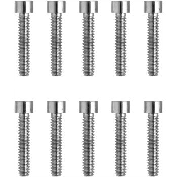 DRAG SPECIALTIES Replacement Socket-Head Bolt - Smooth/Coarse Thread - #10-24 x 1" - 10-Pack