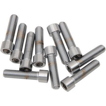 DRAG SPECIALTIES Replacement Fine Thread Socket-Head Bolt - Smooth - 5/16"-24 x 1-1/4" - 10-Pack