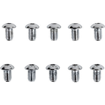 DRAG SPECIALTIES Bolts - Button Head/Replacement - 5/16"-18 x 1/2" - 10 Pack