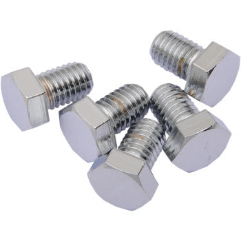 DRAG SPECIALTIES Bolts - Hex-Head - Chrome - 1/2"-13 x 1" - 5 Pack