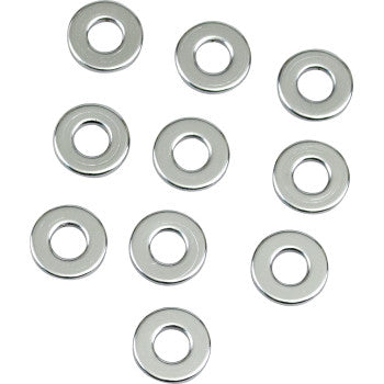 DRAG SPECIALTIES Specialty Flat Washers - 1/8" Thick - 13/32" - 10-Pack