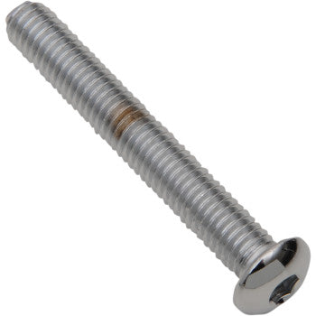DRAG SPECIALTIES Bolts - Button Head - Chrome - 3/8"-16 x 2-3/4" - 5 Pack