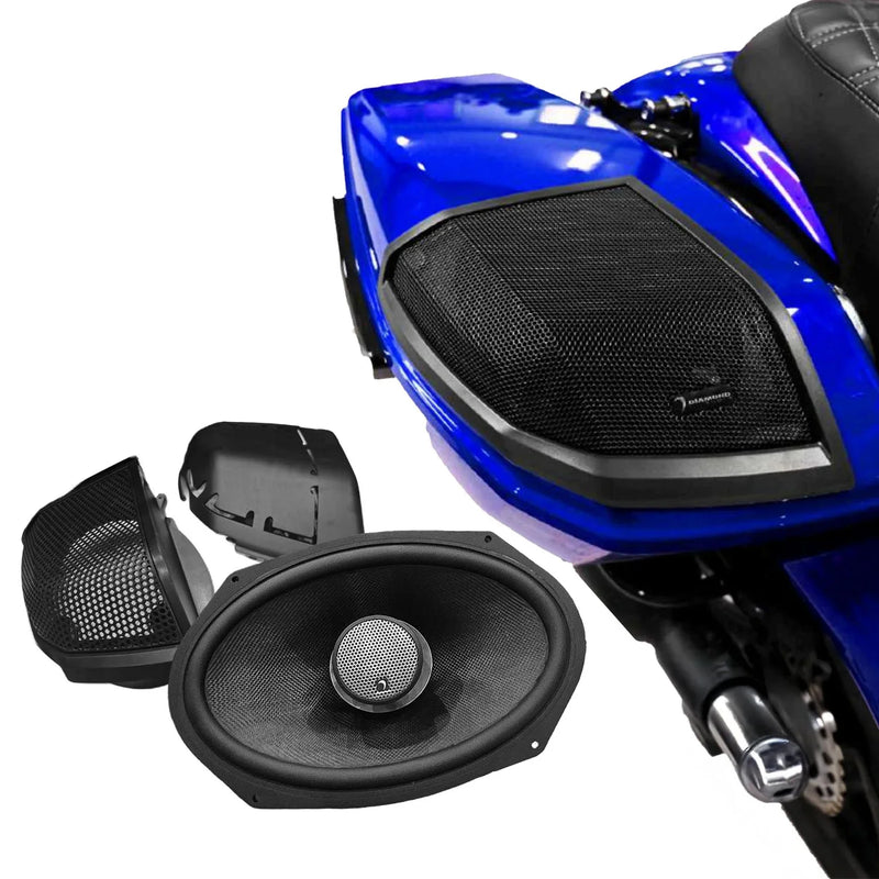 DIAMOND AUDIO (2 Ohm) HXM 8x12 WITH '24-UP CUT IN KIT  MSHXM812F2BKLK24